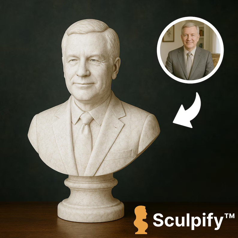 Sculpify™ Personalized Bust Sculpture