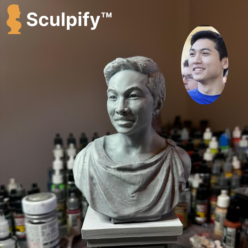 Sculpify™ Personalized Bust Sculpture